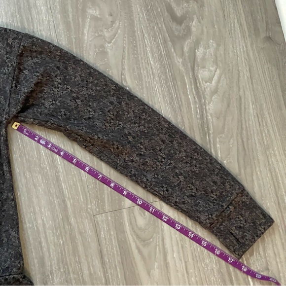 🔵5 For $15🔵 Mondetta Black & Nude Mock Neck Cowl Sweatshirt - Picture 8 of 9